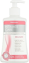 Intimate Wash Gel Cream "Delicate" - Velta Cosmetic Cleanness+ Intimate Care — photo N1