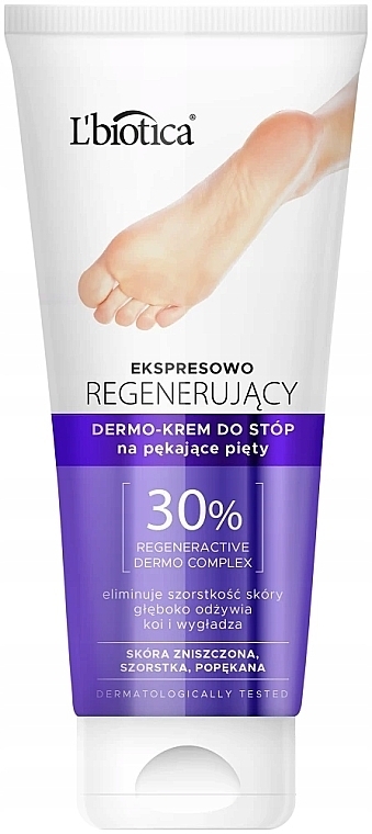 Regenerating Foot Cream for Cracked Heels - L'biotica Home Spa — photo N1