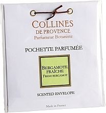 Scented Sachet in Envelope 'Fresh Bergamot' - Collines de Provence Scented Envelope — photo N1