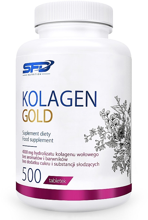 Collagen Gold Dietary Supplement, 500 Tablets - SFD Nutrition Collagen Gold — photo N1