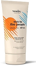 Lightweight Face & Body Cream SPF50+ - Resibo Sun To The People Light Face & Body Cream Spf50+ — photo N1