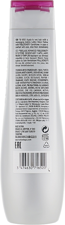 Thin Hair Shampoo - Biolage Full Density Shampoo — photo N2