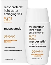 Body Emulsion - Mesoestetic Mesoprotech Light Water Antiaging Veil 50+ — photo N2