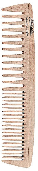 Comb LG366N, 18.8 x 4 cm, beech wood - Janeke Beech Comb — photo N2