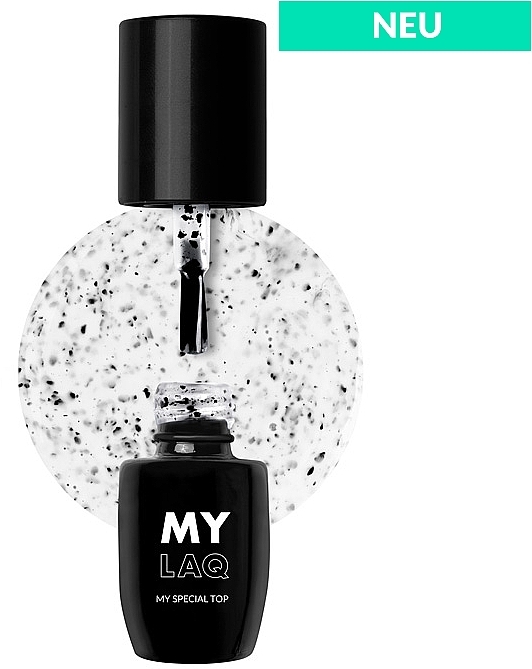 Hybrid Top Coat - MylaQ My Special Black Top — photo N4