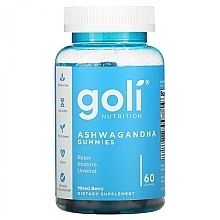 Fragrances, Perfumes, Cosmetics Ashwagandha Root Extract Dietary Supplement, chewable capsules - Goli Nutrition Ashwagandha Gummies