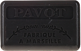 Fragrances, Perfumes, Cosmetics Marseilles Soap "Poppy" - Foufour Savonnette Marseillaise Pavot