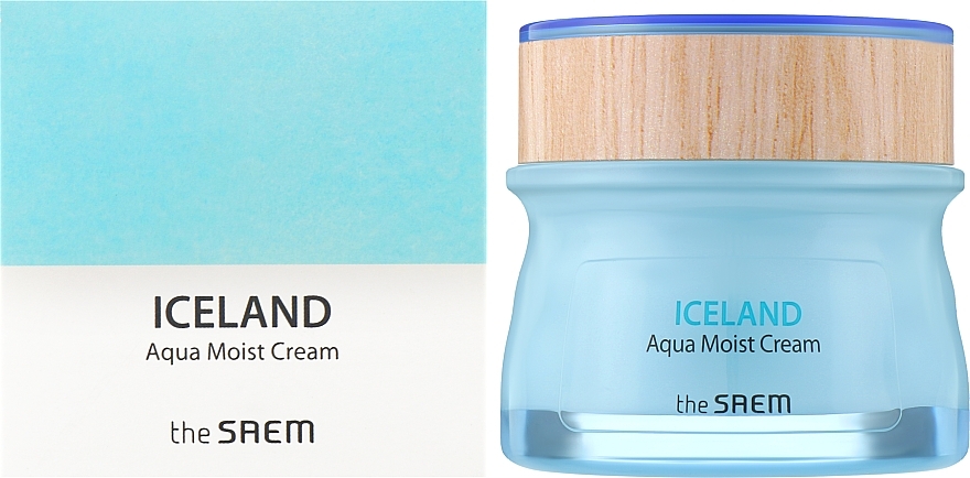 Moisturizing Face Cream - The Saem Iceland Aqua Moist Cream — photo N2