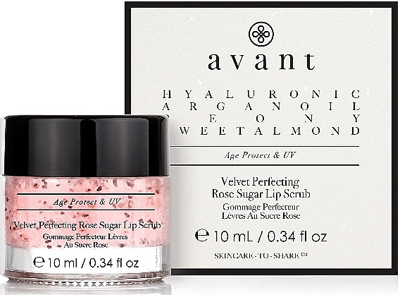 Lip Scrub - Avant Velvet Perfecting Rose Sugar Lip Scrub — photo N1