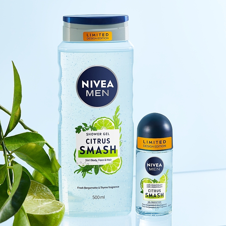 Shower Gel - Nivea Men Citrus Smash Shower Gel — photo N25