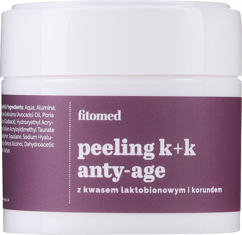 Face Peeling Mask "Lactobionic Acid + Corundum" - Fitomed Peeling K + K Anty-age — photo N1