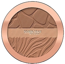 Fragrances, Perfumes, Cosmetics Bronzing Powder - Deborah Safari Maxi Terra Multieffect