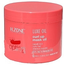 Fragrances, Perfumes, Cosmetics Hair Color Preserving Oil - H.Zone Luxe Oil Curl Up Mask Oil 