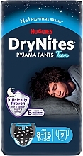 Dry Nights Diapers for Boys, 27-57 kg, 9 pcs. - Huggies — photo N2