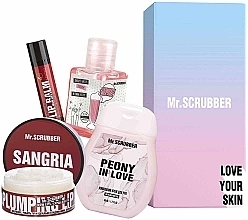 Set - Mr.Scrubber Sweet Sangria (lip/balm/5g + lip/scrub/50ml + h/cr/50ml + sanitizer/30ml) — photo N1