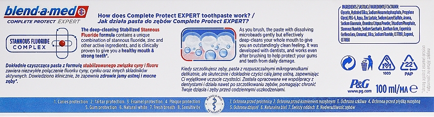 Toothpaste - Blend-a-med Complete Protect Expert Professional Protection Toothpaste — photo N5