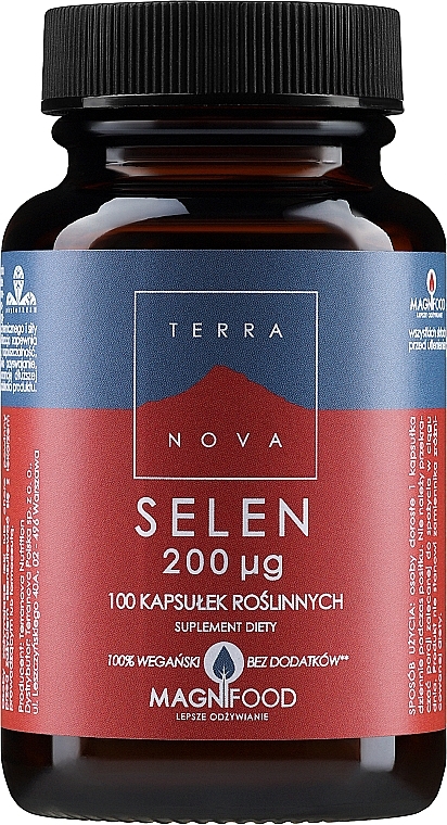 Dietary Supplement - Terranova Selenium 200mg Complex — photo N3