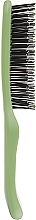 Kids Hair Brush "Spider", 9 rows, glossy, green - I Love My Hair — photo N3