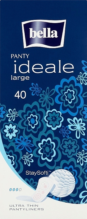 Daily Sanitary Pads Panty Ideale Ultra Thin Large Stay Soft, 40 pcs - Bella — photo N1