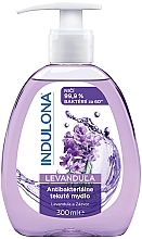 Fragrances, Perfumes, Cosmetics Antibacterial Liquid Soap "Lavender" - Indulona Lavender Antibacterial Liquid Soap