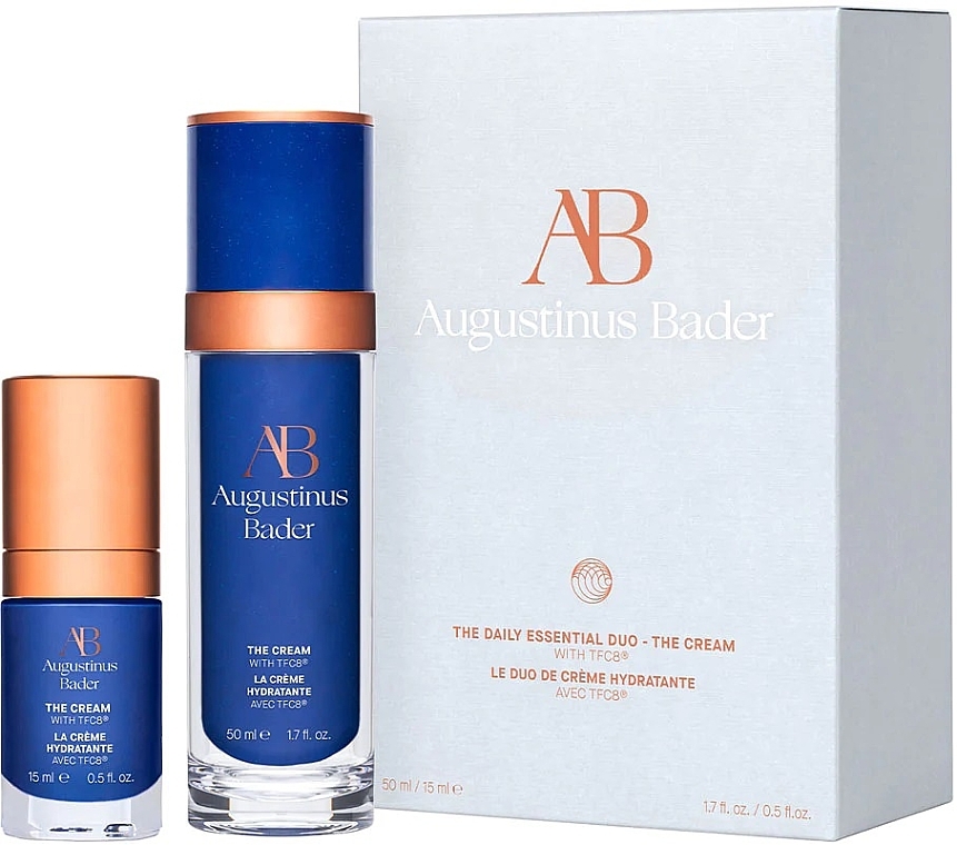 Set - Augustinus Bader The Daily Essential Duo: The Cream (cr/15ml + cr/50ml) — photo N1