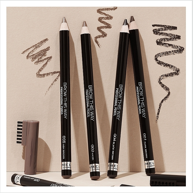 Brow Pencil - Rimmel Brow This Way Professional Eyebrow Pencil — photo N7