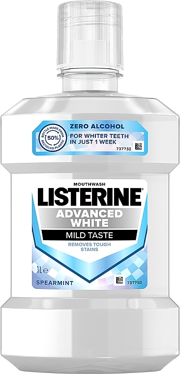 Mouthwash - Listerine Advance White Mild Taste — photo N1