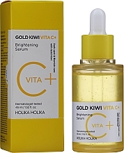 Brightening Face Serum - Holika Holika Gold Kiwi Vita C+ Brightening Serum — photo N2