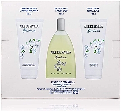 Instituto Espanol Aire De Sevilla Gardenias - Set (edt/150ml + cream/150ml + sh/gel/150ml) — photo N12