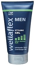 Fragrances, Perfumes, Cosmetics Strong Hold Hair Styling Gel for Men - Wella Wellaflex Men Styling Gel