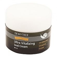 Fragrances, Perfumes, Cosmetics Snail Extract Cream - Dewytree Ultra Vitalizing Snail Cream