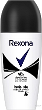 Fragrances, Perfumes, Cosmetics Roll-on Deodorant "Invisible" - Rexona Invisible Black+White Diamond Deodorant Roll