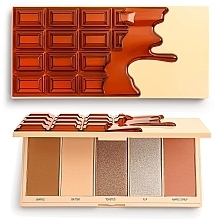 Makeup Palette - I Heart Revolution Chocolate Face Palette Waffle — photo N2