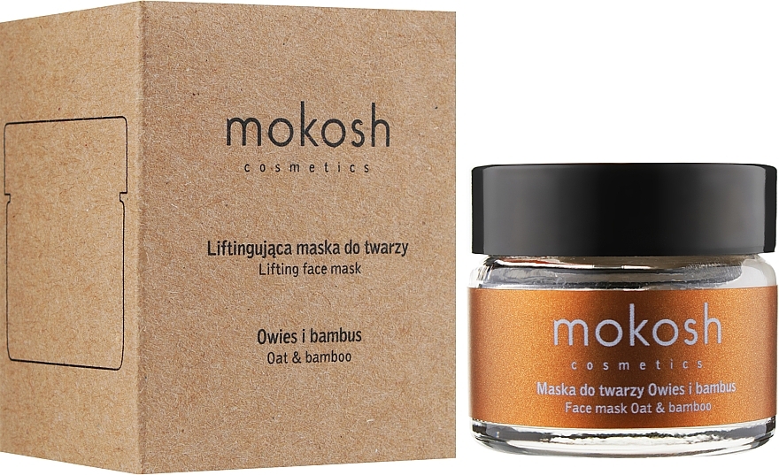 Oat & Bamboo Lifting Face Mask - Mokosh Oat & Bamboo Face Mask (mini size) — photo N3