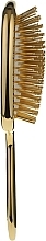 Rectangular Hair Brush with Mirror - Janeke Hairbrush With Mirror Gold — photo N7