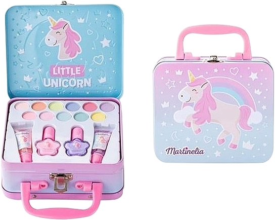 Set - Martinelia Little Unicorn Medium Tin Case — photo N1