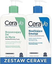 Set for Normal and Dry Skin - CeraVe (gel/473ml + lot/473ml) — photo N5