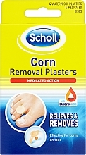 Fragrances, Perfumes, Cosmetics Callus Remover Patch, 4 pcs. - Scholl Corn Removal Plasters