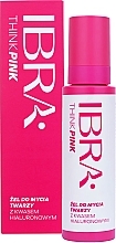 Face Cleansing Gel with Hyaluronic Acid - Ibra Think Pink — photo N1