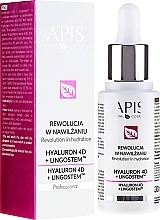 Moisturizing Face Emulsion - APIS Professional 4D Hyaluron + Lingostem — photo N1