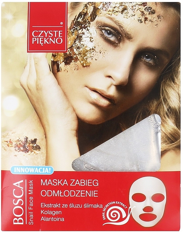 Snail Face Mask - Czyste Piekno Bosca Snail Face Mask — photo N1