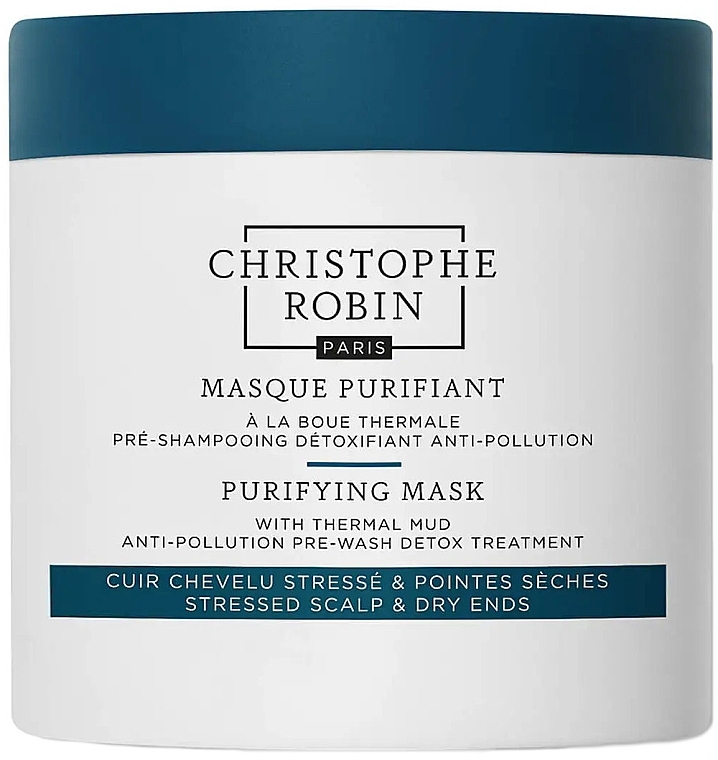 Hair Cleansing Mask with Thermal Mud - Christophe Robin Purifying Mask With Thermal Mud — photo N3