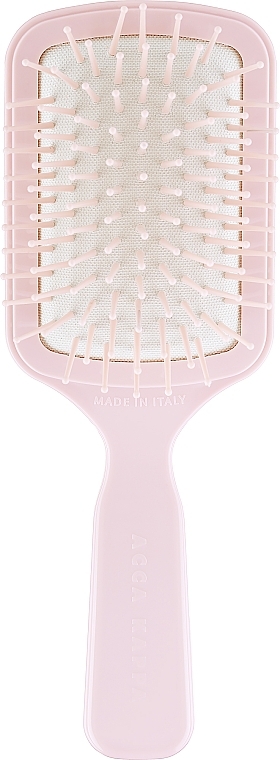 Hairbrush, 6765, pink - Acca Kappa Racket Small Fashion — photo N1