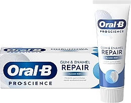 Fragrances, Perfumes, Cosmetics Toothpaste - Oral-B Pro-Science Gum & Enamel Repair Classic Mint