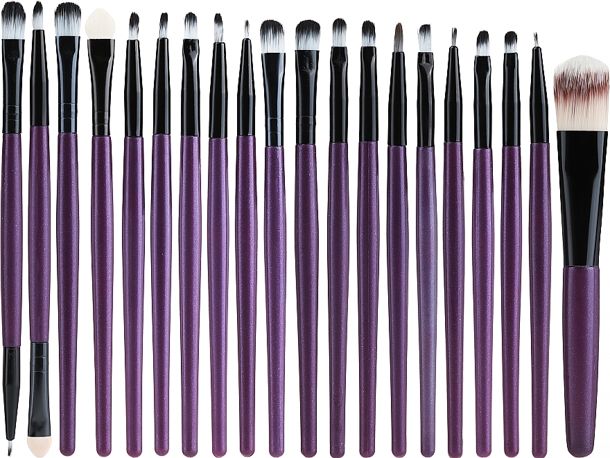Makeup Brush Set, 20 pcs - Lewer — photo N2