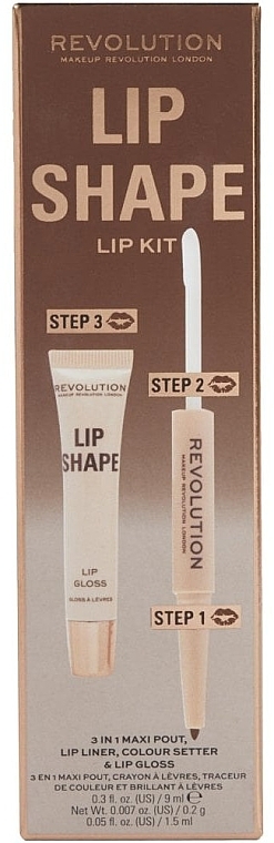 Lip Kit - Makeup Revolution Lip Shape Coco Brown — photo N1