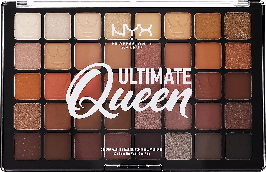 Eyeshadow Palette - NYX Professional Makeup Makeup Ultimate Queen Eyeshadow Palette 40 Pan Limited Edition — photo N2