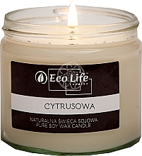 Fragrances, Perfumes, Cosmetics Scented Candle "Citrus" - Eco Life Candles