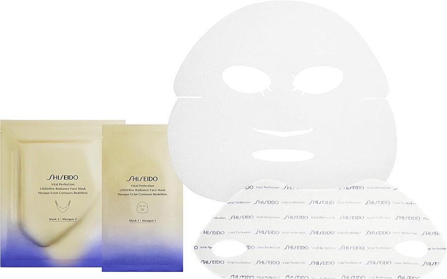 Facial Sheet Mask - Shiseido Vital Perfection LiftDefine Radiance Face Mask — photo N2