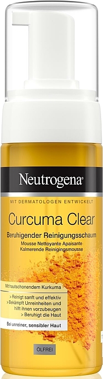 Curcuma Clear Mousse Cleanser - Neutrogena Curcuma Clear Mousse Clenser — photo N1